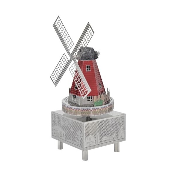 Puzzle 3D en Metal pour Adulte, Boîte à Musique Kits de Modèles de Bricolage Construction Jouet, Cadeau de Décoration de Bure