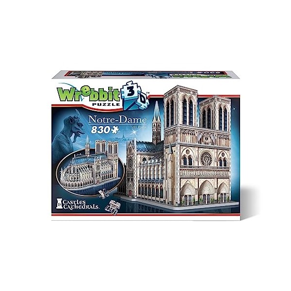 Wrebbit3D , Notre-Dame de Paris 830pc , Puzzle , Ages 12+