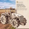 EWA Eco-Wood-Art Traktor Tracteur avec mécanisme de Changement de Vitesse 3D mécanique en Bois-Puzzle pour Adultes et Adolesc