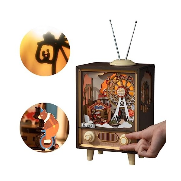 Rolife Kits de Maquettes Sunset Carnival -Puzzle 3D pour Adultes à Construire-Idée de Cadeau Romantique Unique pour Les Amour