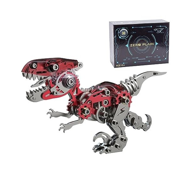 ENDOT Puzzle 3D en métal - Modèle dinosaure - Kit de puzzle 3D en métal pour adultes et adolescents