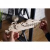 UGEARS Brave UA Tractor 3D Puzzle en Bois - Kit de Modèle Mécanique en Bois à Construire - Constructeur DIY avec Mécanisme d