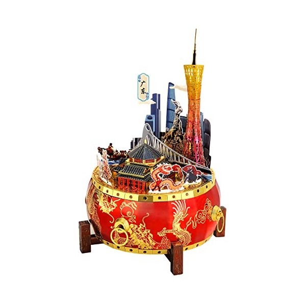 Microworld, Puzzle en métal 3D, Kits de modèles en métal du Lac de lOuest de Hangzhou, Puzzle 3D DIY pour Adultes, Casse-têt