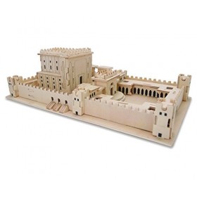 JUDAICA 3D BOIS PUZZLE DU DEUXIÈME TEMPLE LE MIKDASH À JERUSALEM