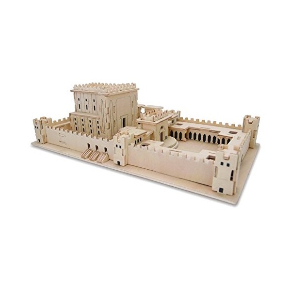 JUDAICA 3D BOIS PUZZLE DU DEUXIÈME TEMPLE LE MIKDASH À JERUSALEM