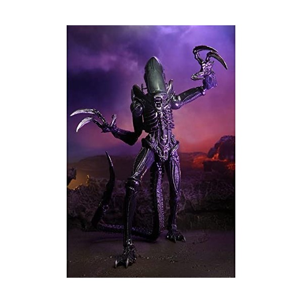 NECA Alien 7" Razor Claws Alien vs. Predator Gris imprimé 100 % Plastique