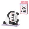 Novaray Mini Blocks Sets, 380+ pièces MOC Creative Yoga Panda DIY Montage Jouet Modélisation, Calendrier de lAvent 2023 Cade