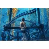 YANCONG Puzzle Les Enfants 1500 Pièces, Puzzle 3D,Princesse Jouant du Piano dans La Mer Puzzle 87X58Cm