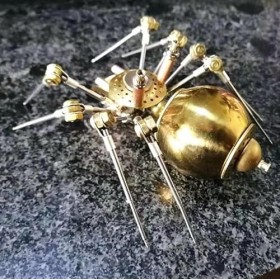 Kit de modèle daraignée de puzzle en métal 3D, puzzle 3D en métal pour adulte avec ensemble doutils, kit de modèle dassemb