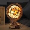 ROKR Globe Lumineux,Maquette en Bois a Construire,Puzzle 3D Bois Adulte Enfants Cadeau ST003 