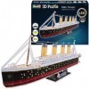 Revell 3D Puzzles 00154 RMS Titanic - LED Edition Noir/Rouge