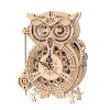 ROKR Horloge Puzzle 3D en Bois Horloge Hibou,Maquettes et Modélisme Adulte,Décoration de la Maison Cadeau Homme Femmes LK503 