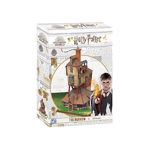 University Games 08436 Harry Potter The Burrow 3D Puzzle