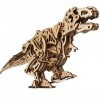 Ugears Tyrannosaurus Rex Puzzles en Bois 3D - Kit de modèle en Bois pour Adultes à Construire - Ensemble de Puzzle 3D Perfect