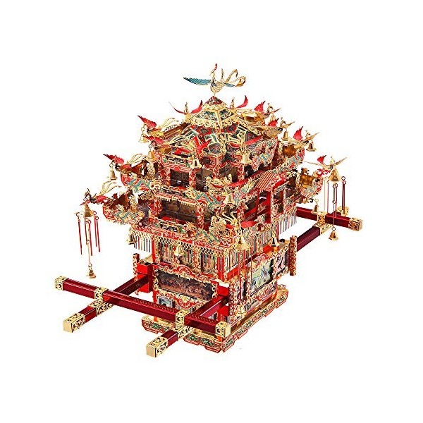 Piececool Kits de modélisme en métal 3D pour adultes – Chine, chaise de mariée, puzzle 3D en métal pour adultes