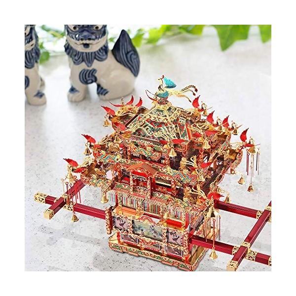 Piececool Kits de modélisme en métal 3D pour adultes – Chine, chaise de mariée, puzzle 3D en métal pour adultes