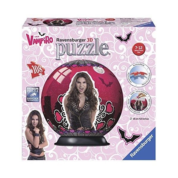 Ravensburger - 12265 - Puzzle - 3D Chica Vampiro - 108 Pièces