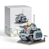 Novaray Christmas Limited Edition 2023, 532 pièces MOC Créatif Allemand Panzer Moyen III Micro Bricks Modèle Présentoir Calen