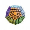 Gobus ShengShou 5x5 Megaminx Dodécaèdre 5x5 Gigaminx Megaminx Cube 12 Surface, difficulté 5 étoiles Noir 