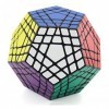 Gobus ShengShou 5x5 Megaminx Dodécaèdre 5x5 Gigaminx Megaminx Cube 12 Surface, difficulté 5 étoiles Noir 