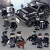 Jouet Minecraft,Blocs le personnel militaire Modèle Personnages Blocs Contient de 12 Militaires Rôle Et Véhicule Hummer Blocs