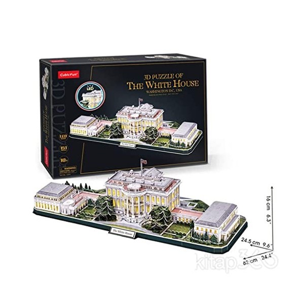 Cubic Fun 3D Puzzle Cubic Fun LED White House