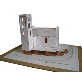 Keranova 30112&nbsp;bâtiments historiques Sant Joan de Caselles Andorre Modèle 3D Puzzle