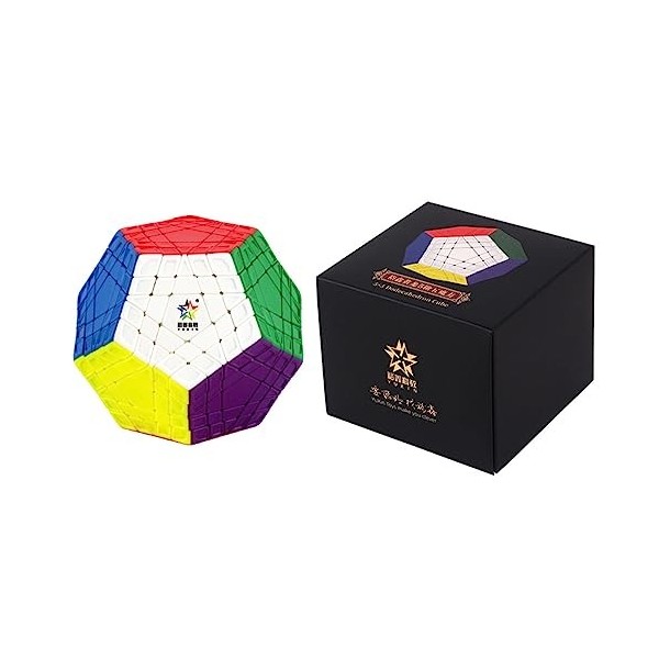 Gobus Yuxin Huanglong Dragen Jaune 5x5 Dodécaèdre Cube Sans Autocollant 5x5 Megaminx Gigaminx 5x5x12 megaminx Cube 12 Surface