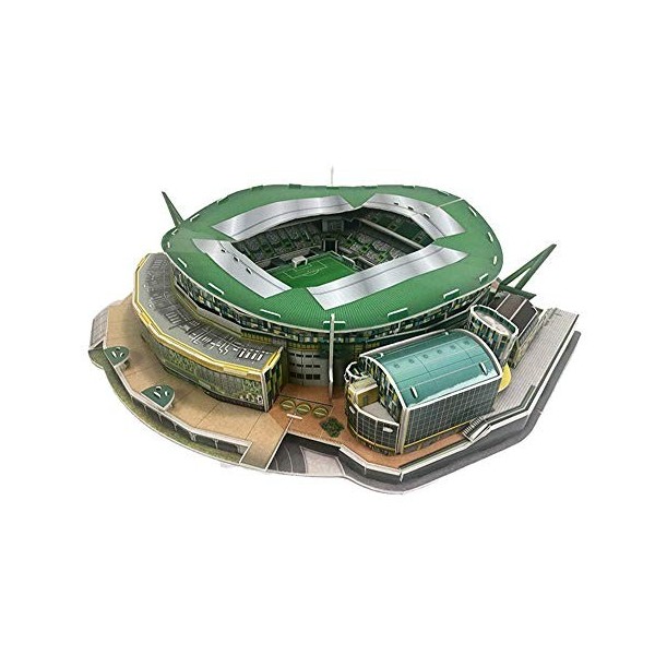 Wan Modèle de Puzzle 3D de Stade de Sport ， Club Athlétique de Lisbonne Alvarad Toys Jouets pour Enfants 15 Pouces X15 Pouce