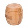 Ahyuan Casse-tête en bois fait à la main pour adultes, puzzle 3D emboîtable pour adultes, passage caché, fonctionne sur un co