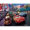 Challenge to The 24-Piece Jigsaw Puzzle 3D Magic Cars World! Lenticular Large Piece 30.5x23cm 