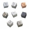 JKGHK Element Cube Set 10mm Densité Cubes Métal Cubest Titanium Carbon Nickel Cuivre Cuivre Zinc Aluminium Tin pour Collectio