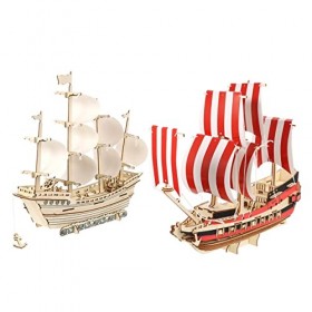 Toyvian 4 Ensembles Puzzle 3D Voile Casse-tête 3D Énigmes Puzzles 3D pour Adultes Bricolage pour Adultes Cadeaux pour Adolesc