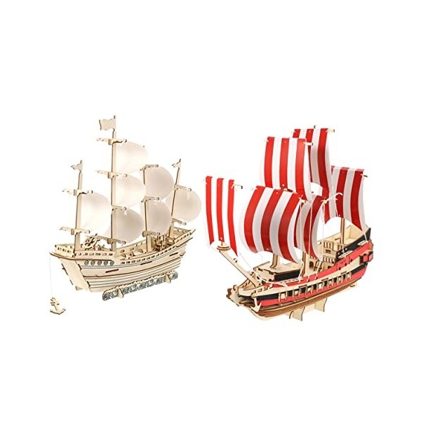 Toyvian 4 Ensembles Puzzle 3D Voile Casse-tête 3D Énigmes Puzzles 3D pour Adultes Bricolage pour Adultes Cadeaux pour Adolesc