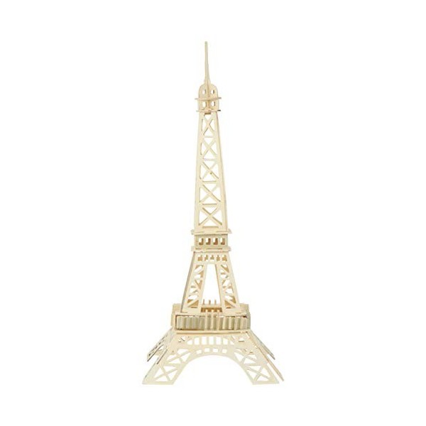 3 Ensembles Puzzle Décor Détagère Jouet Casse-tête des Modèles Énigmes Casse-tête Modèle 3D Casse-tête De La Tour Tridimensi