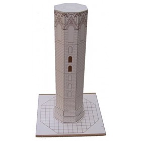 Keranova 30103 Historic Buildings 3242 pièces Modèle de Tour de Cloche Multicolore 19,5 x 19,5 x 47 cm