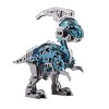 Explorers Puzzle 3D en métal - 160 pièces - Puzzle 3D Velociraptor - Pour adultes et adolescents - Créatif - Noir transparent