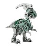 Explorers Puzzle 3D en métal - 160 pièces - Puzzle 3D Velociraptor - Pour adultes et adolescents - Créatif - Noir transparent