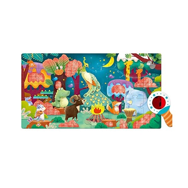 Larcele 3D Design Puzzles Suspenseful Fun Learning Puzzles éducatifs pour Garçons Filles Enfants GSPT-01 Trouvez Le Chapeau 