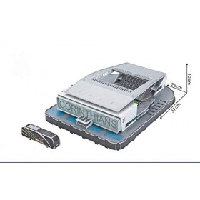 CMO Modèle de Puzzle de Sports 3D, modèle corinthien de Itagera AGER Jouets pour Enfants 15 Pouces X 11 Pouces 4 Pouces