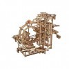 UGEARS Kit de Course à Billes en Bois - Cadeau de fête des pères Puzzle 3D Palan à Billes en Bois avec mécanisme de Levage à 