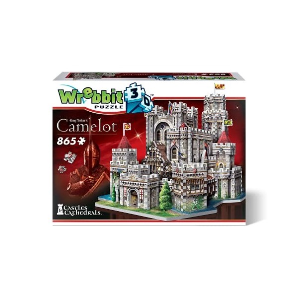 Wrebbit 3D Puzzle King Arthurs Camelot 3D Puzzle 865-Piece 