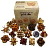 Joyeee 18 Pièces Puzzle en Bois - Brain Teaser Puzzle 3D Casse 2