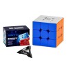 Speed ​​Cube, MoYu WeiLong WRM V9 3x3 Magic Cube Ball-Core Version Produit Phare Professionnel sans Autocollant Durable et Fl