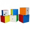 FunnyGoo MoYu MoFangJiaoShi Cubing Classroom MFJS Ensemble Cadeau Speed Cube Bundle 2x2 3x3 4x4 5x5 6x6 7x7 Magic Cube Cubing