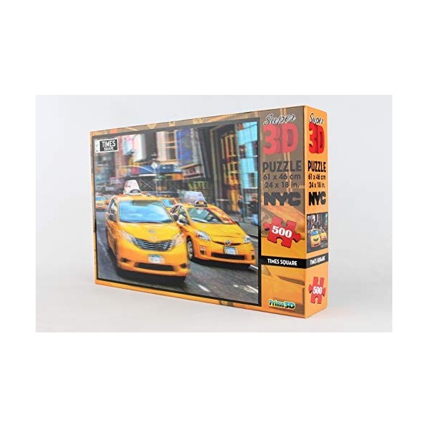 Puzzle 3D New York City Times Square Taxi Prime Super 500 pi ces PD1011