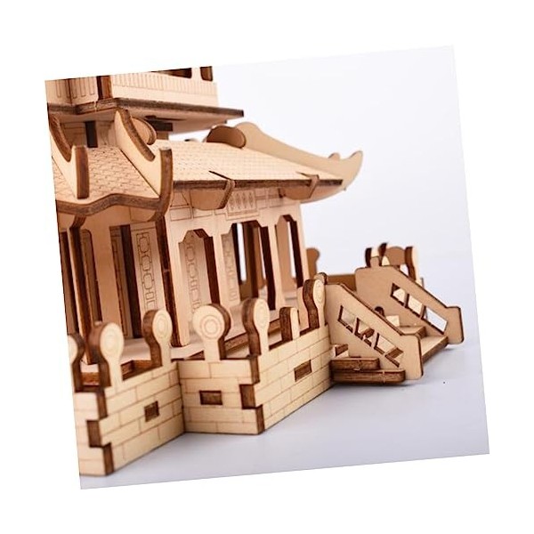 ERINGOGO énigmes Jouets pour Enfants Bricolage Puzzles en Bois pour Enfants Puzzle 3D Jouets Casse-tête en Bois Bambou