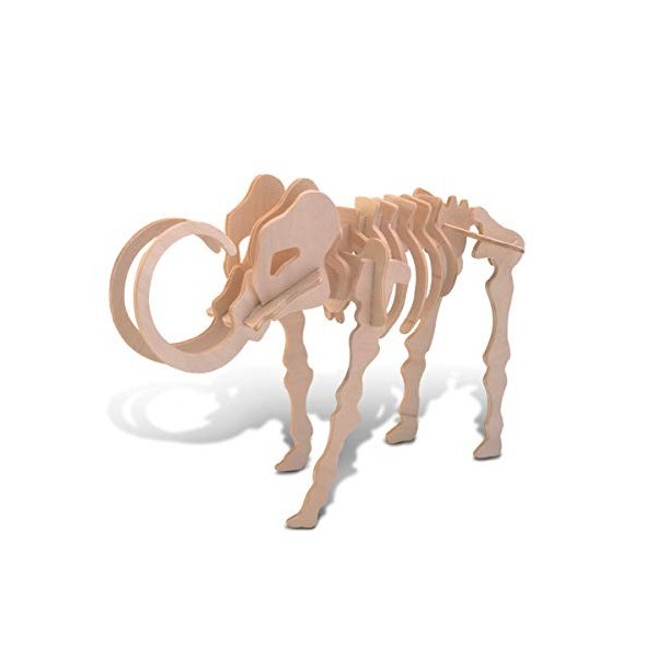 IQ Assembling Products Series Balsa Wood 3D Puzzle Mammoth by Harbor Freight Tools