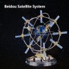 Puzzle 3D en Metal pour Adulte, Kit de Modélisme en Métal Système de navigation par satellite Beidou, Cadeau de Décoration de