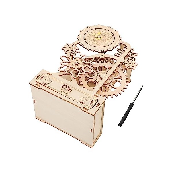 Toyvian 1 Jeu Porte-Stylo en Bois Jouets Éducatifs Construisez Votre Kit De Casse-tête Kits De Bricolage pour Adultes Jouets 